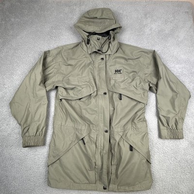 Helly Hansen Helly Tech Jacket Men's M Green Hooded Performance Waterproof EUC