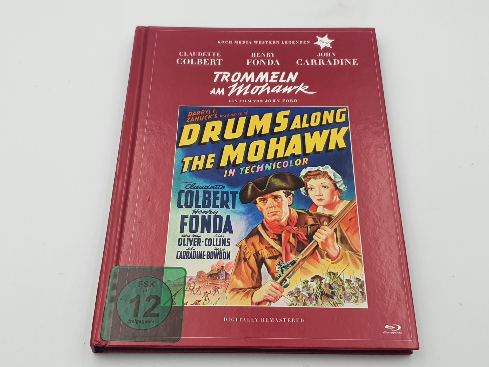 Drums Along The Mohawk Bluray German Import Claudette Colbert Henry Fonda