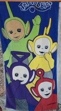 Vintage Teletubbies Plażowy ręcznik kąpielowy/ 1999 Jay Franco/57" x 29"/wadliwe zdjęcia