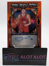 2024-25 Obsidian Bogdan Bogdanovic Galaxy Ink Electric Etch Orange Auto 76/99