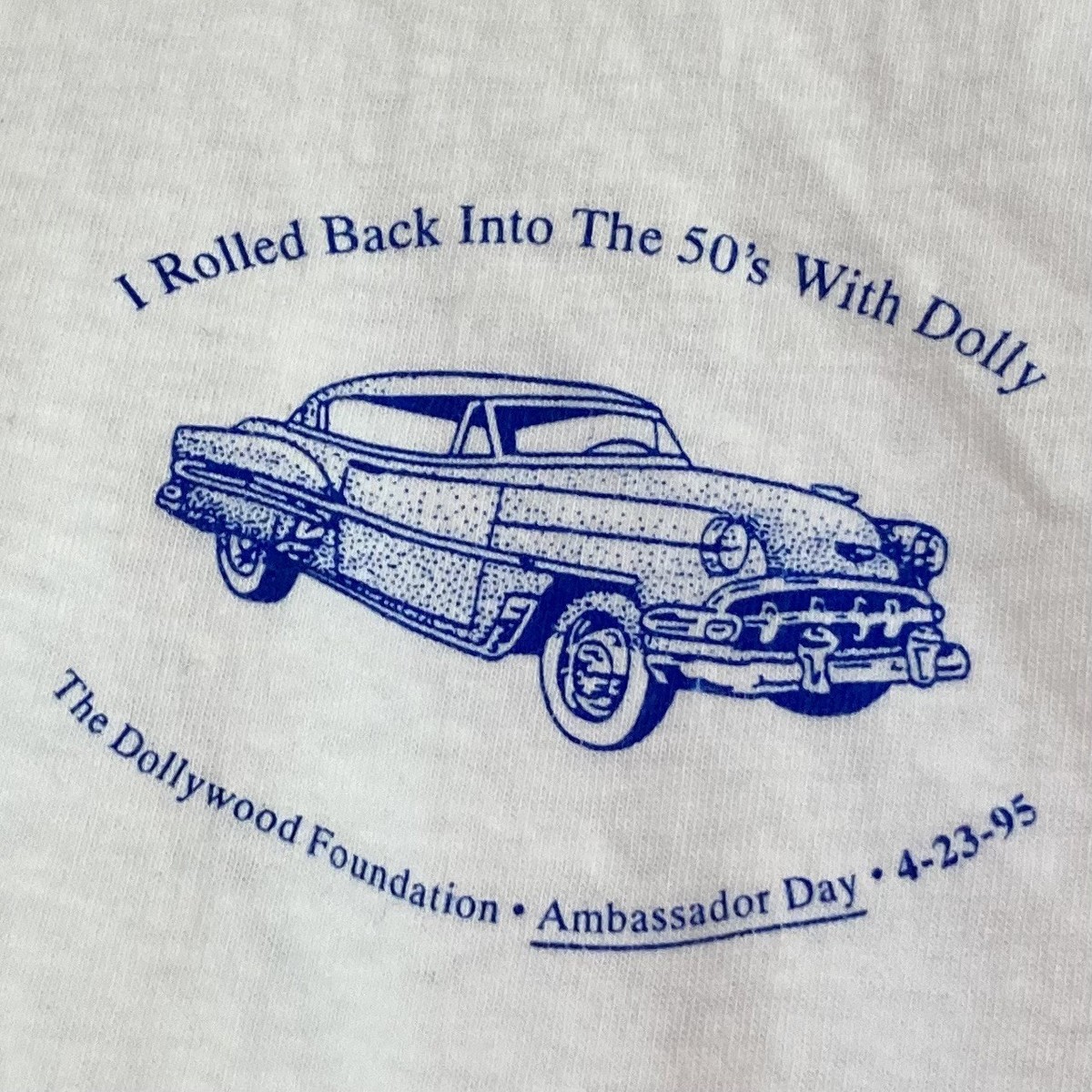 Vintage 1995 Dolly Parton’s Imagination Library Ambassador Day T-Shirt View 3