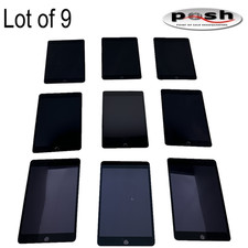 Lot of 9 Apple iPad mini 4 7.9" Space Gray Tablets FOR REPAIR