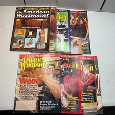 American Woodworker 9 issues 2001, 2002, 2003, 2012