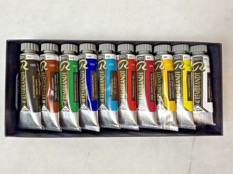 Juego de 10 colores al óleo extrafinos Rembrandt Royal Talens--NUEVOS y sin usar Foto 2 de 4