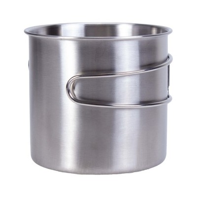 HCS Edelstahl-Trinkbecher mit Faltgriff Tasse für Nalgene Flasche