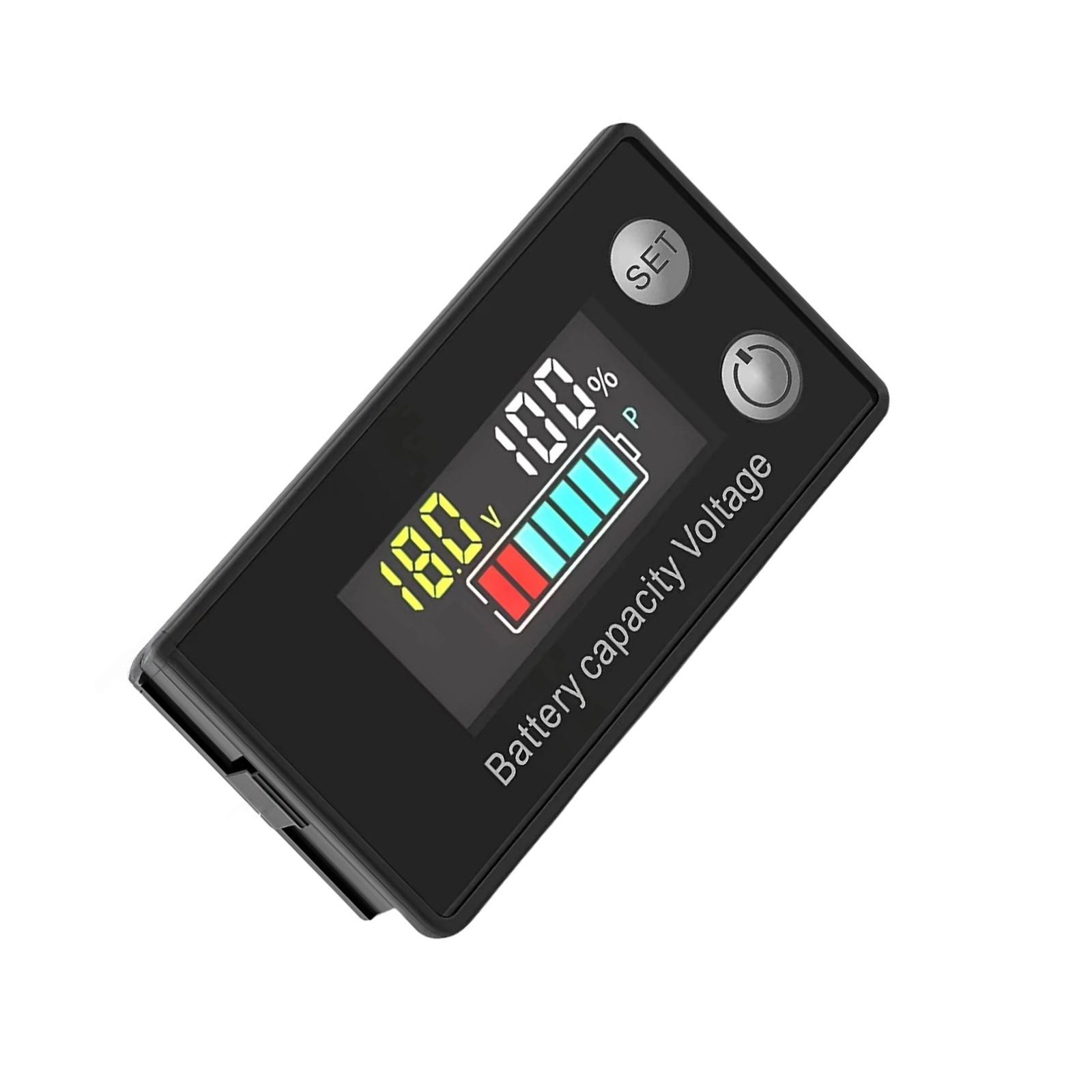 LCD Display Battery Monitor Meter For Lithium Iron Phosphate Ternary Lead Acid