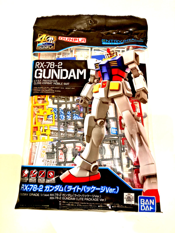 Entry Grade RX-78-2 Gundam Lite Package Ver. Gunpla 40th Anniversary Sealed