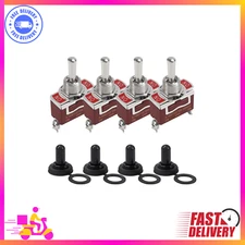 Waterproof Toggle Switch 12V Marine ON Off ON 3 Pin 3 Position SPDT 12 Volt DC 3