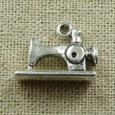 Free Ship 68 pcs tibetan silver sewing machine charms 19x14mm L-489