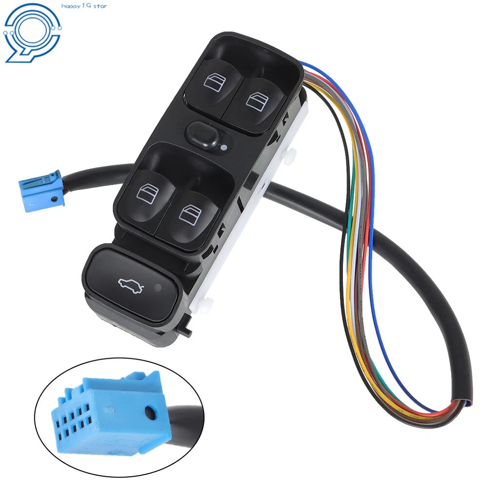 Interruptor de ventana de puerta principal eléctrico para Mercedes-Benz W209 CLK320 CLK500 2003-2009 Foto 3 de 4