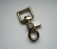 2 Z&uuml;gel snaps Zangen karabiner vernickelt, 61 x 20
