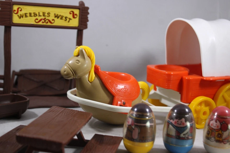 Hasbro Weebles 1974 West Cowboy Farm Ranch - Juego - Lote Foto 3 de 4