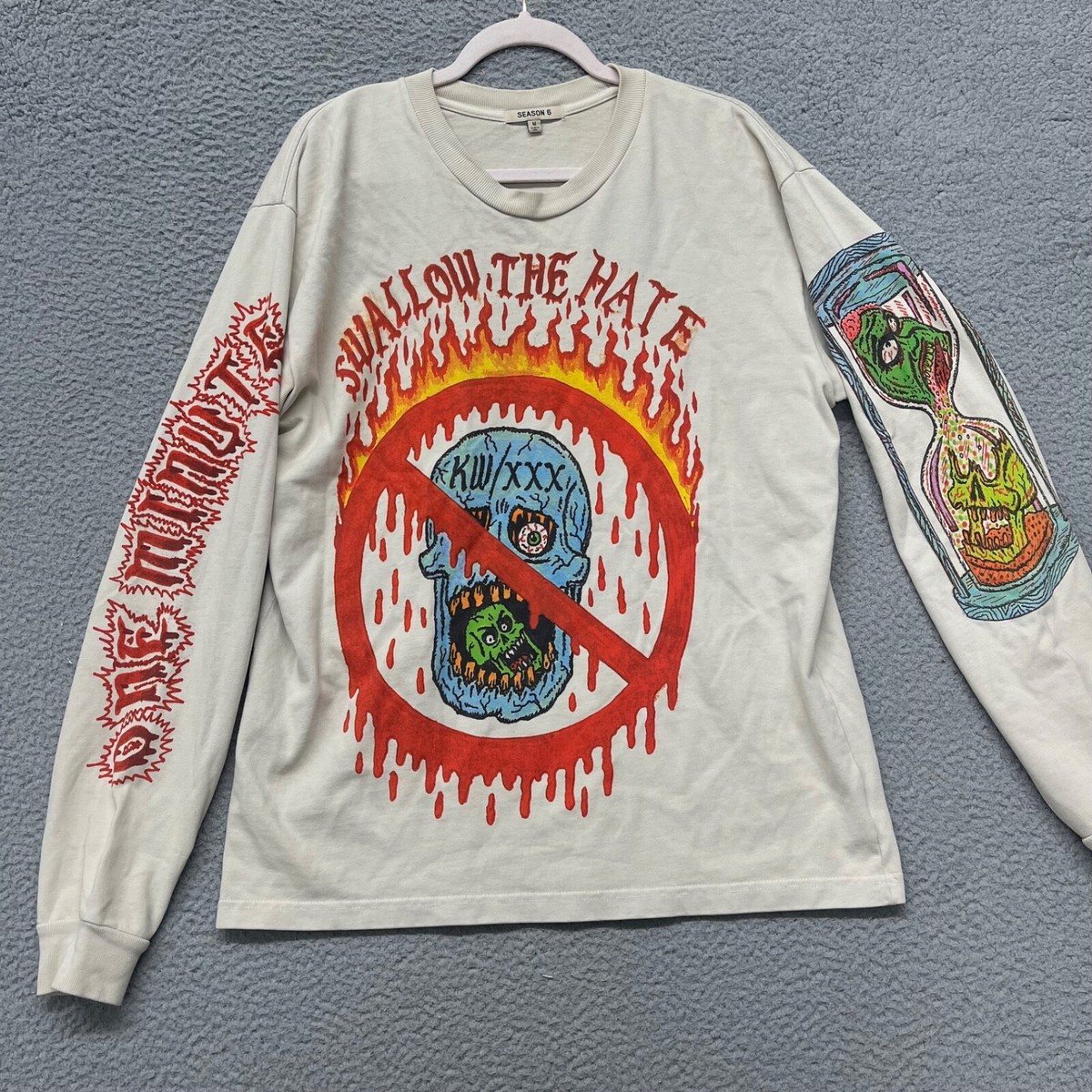 Kanye West XXXTentacion Shirt Mens M Yeezy Swallow The Hate Kanye West XXXTentacion Shirt Mens M Yeezy Swallow The Hate