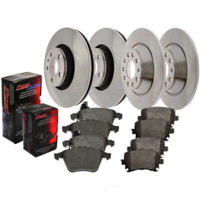 Disc Brake Upgrade Kit-OE Plus Pack - Front and Rear fits 12-17 Toyota Prius V