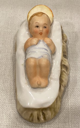 Set di 8 presepe vintage Goebel Hummel #214 ~ GESÙ/Maria/Giuseppe/2 saggi... e altro - Foto 3 di 23