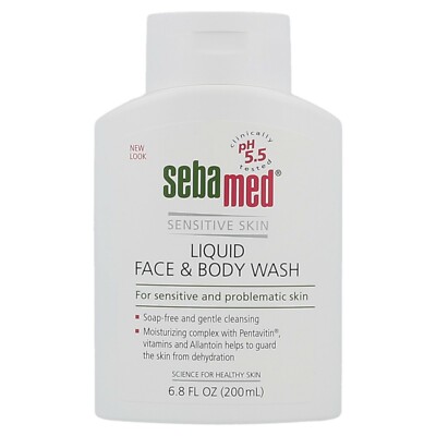 NEW Sebamed Liquid Face & Body Wash for Sensitive Skin 100% Soap Free (200mL)