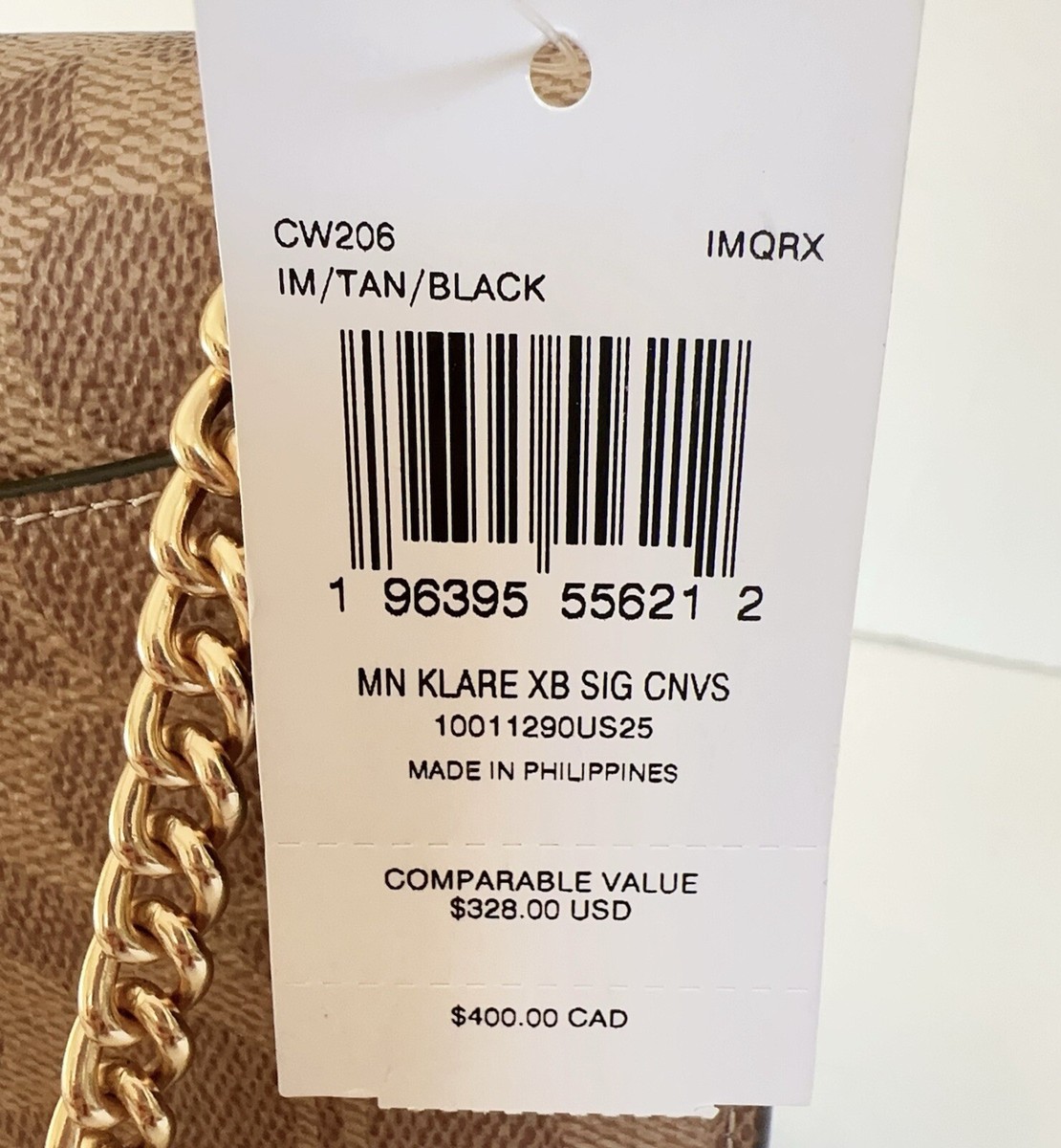 NWT Coach Mini Klare Crossbody Bag In Signature Canvas CW206 | eBay