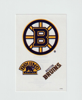Boston Bruins Aufkleber Set / Sticker Set, 3 Stück, Eishockey NHL, Neu