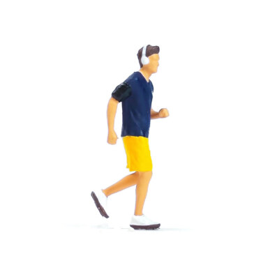 ZD 1:64 Painted Figure  Model ature Resin Diorama  Running Headset Man BN