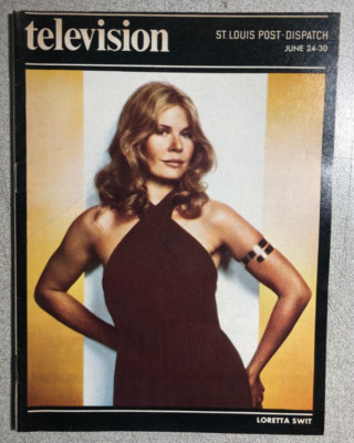 TV MAGAZINE St. Louis (MO) Post-Dispatch June 24, 1973 Loretta Swit cover
