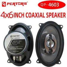 4x6 Inch 4-Way Car Door Coaxial Speakers Pair 900W Max Full Range HiFi Audio