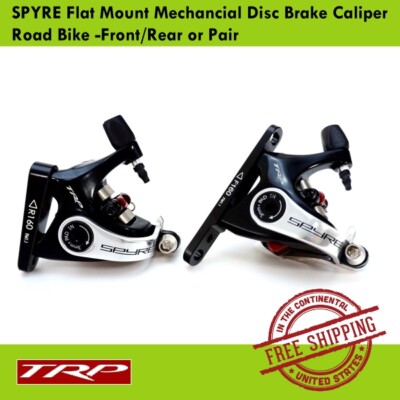 TRP SPYRE Flat Mount Mechancial Disc Brake Caliper Road Bike -Front/Rear or Pair