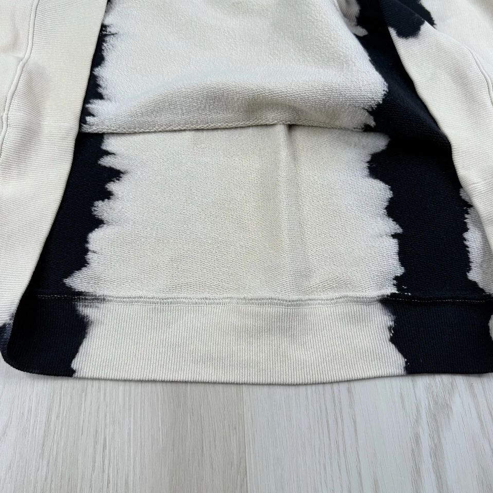 Sudadera con Capucha Cómoda Bolsillo Canguro Tie-Dye Azul Crema Elwood Para Hombres Talla Grande XXL Foto 3 de 4