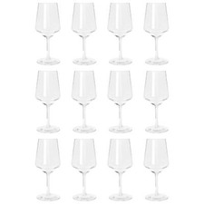 500ml Reusable Plastic Stemmed Wine Glasses Durable Shatterproof Drinking Cups