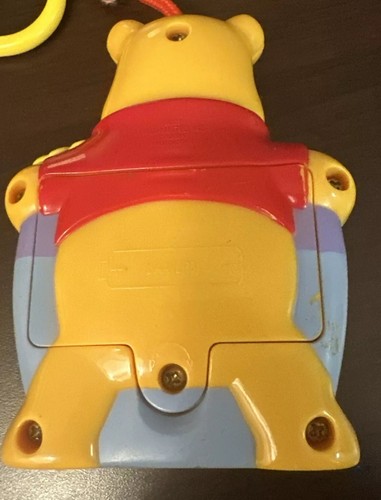 DISNEY WINNIE THE POOH SEE ‘N SAY Spin toy talks/works 5" w/clip #43 Mattel - Picture 3 of 3