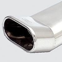 Silencieux d'échappement Ulter pour Golf 3 de 1993 à 1997 embout DTM 145x75mm en acier