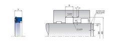 (paquete) Anillo en U de sellado de varilla K31 PU/NBR/POM ID 25mm-57mm (elige dimensiones)