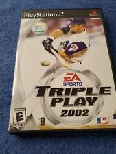Triple Play 2002 (Sony PlayStation 2 PS2, 2002) Complete Manual Tested Works CIB