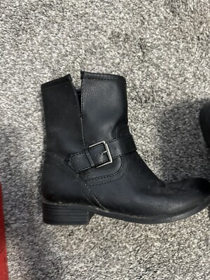 Old Navy Black Ankle Boots - Main Image