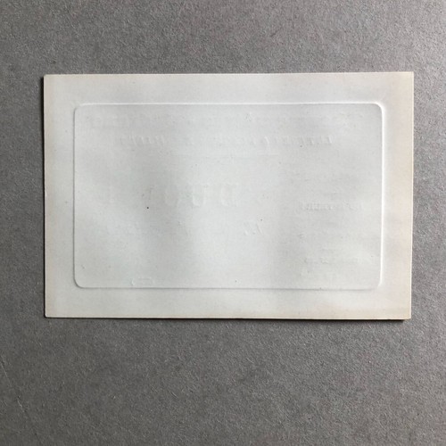 Duon, fabricant de thermomètres — carte de visite professionnelle — XIXe siècle. - Picture 2 of 2