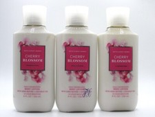 BATH  BODY WORKS CHERRY BLOSSOM BODY LOTION 8 OZ LOT OF 3 PCS 