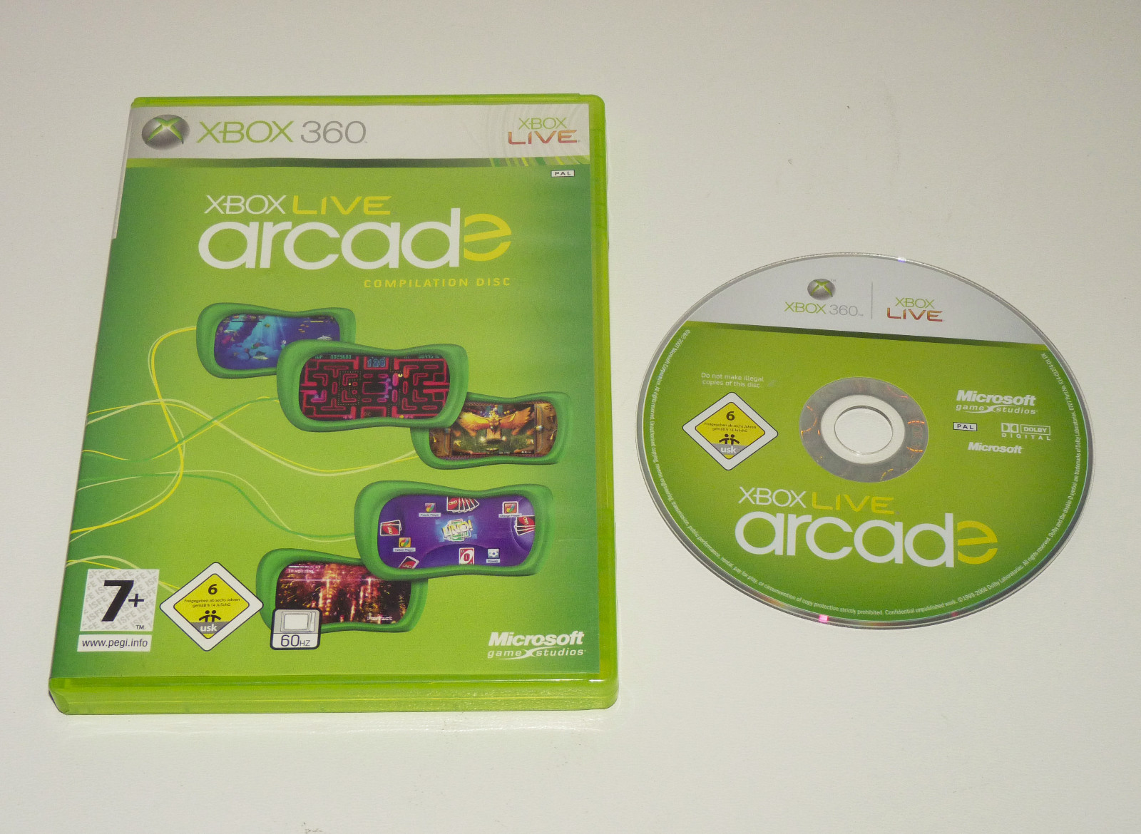 Xbox Live Arcade - Compilation Disc - PAL - Microsoft Xbox 360