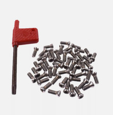 50pcs M3.5 x 10mm Insert Torx Screw for Carbide Inserts Lathe Tool Screwdriver