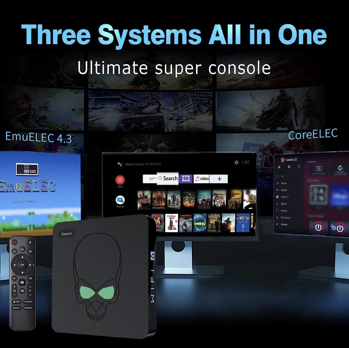 Kinhank Super Console X King Video Game Console 117000 Games