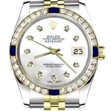 31 mm Rolex Datejust White Mother Of Pearl Di...