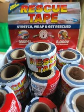 1 Roll Rescue Tape RTRSB36BL Silicone Self-Sealing Tape 5 L ft. x 1 W in.