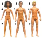 1978 STAR WARS 12" kenner figure - Leia Luke Han Solo - BOOTS PANTS ARMS LEGS ns