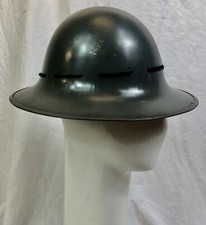 WW2 FIRE WATCH, GUARD HELMET, BRITISH CIVIL DEFENCE ZUKERMAN HELMET, MEDIUM