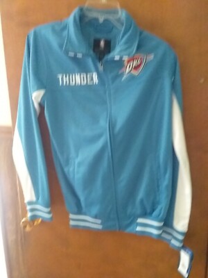NWT G III Thunder Okc Blue Silk Jacket SIZE S/CH