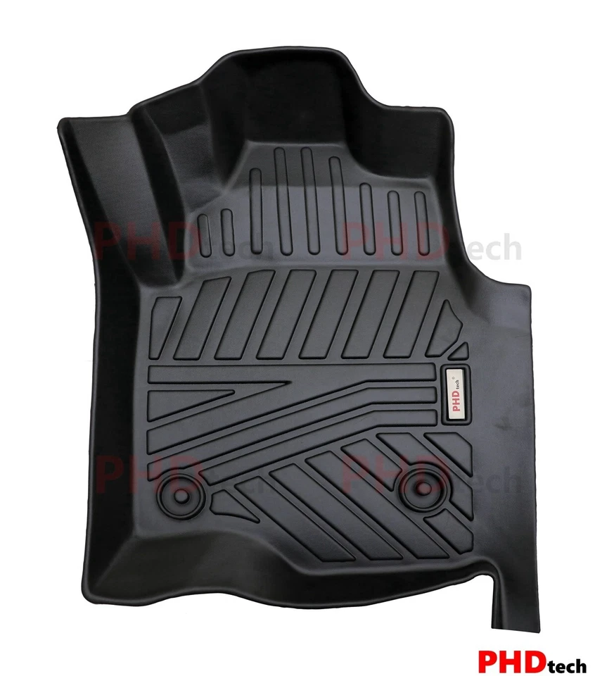 3D Moulded Car Floor Mats fit Chevrolet Silverado 1500/2500/3500/ ZR2 Crew Cab - image 3 of 4