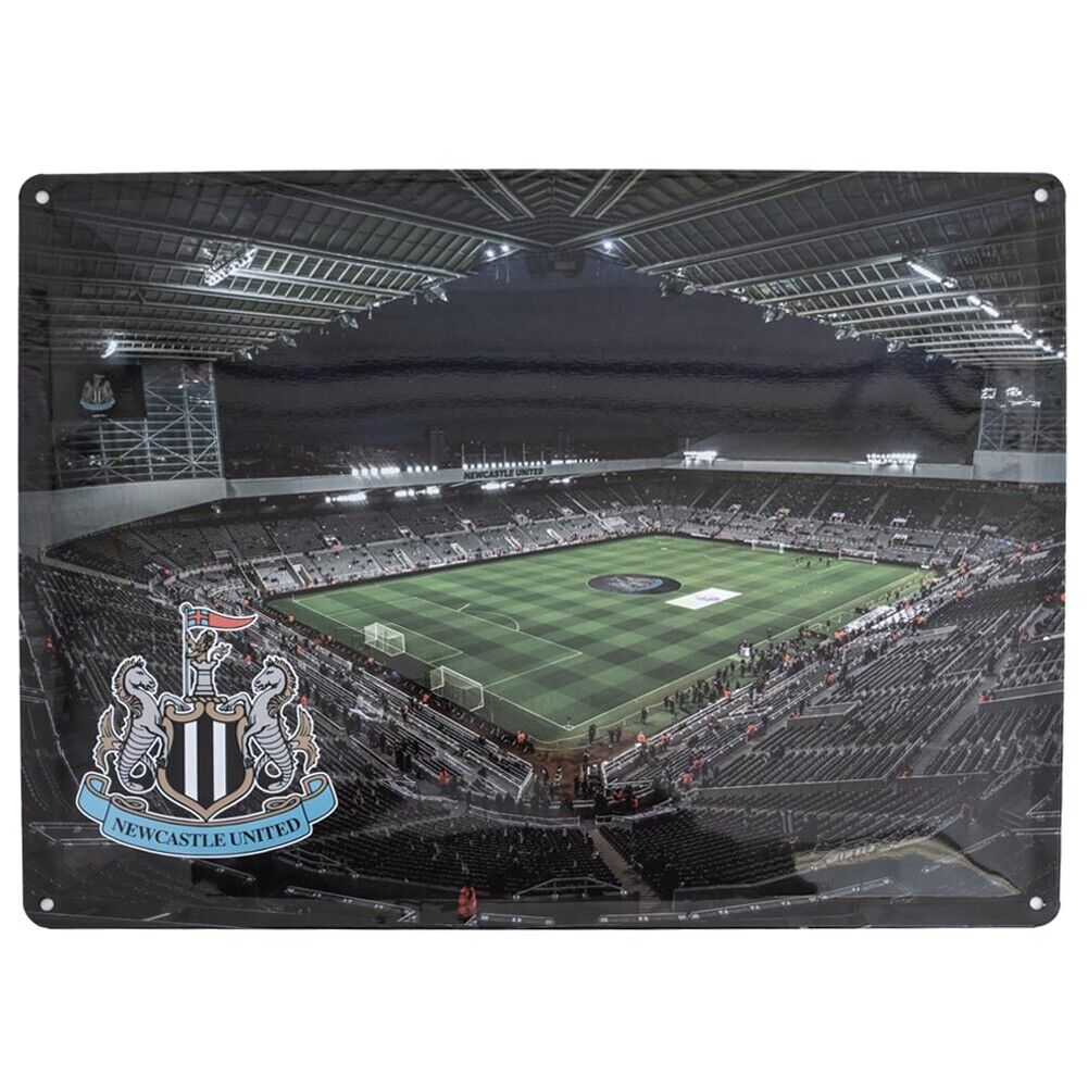 Newcastle United FC Official Large Metal Stadium Sign NUFC Gift