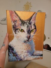 Amazing Custom Pet Portrait - 12"x16"x.5" - Archival Canvas