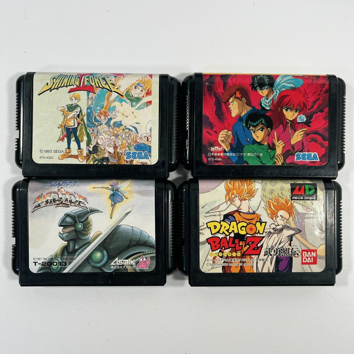 Mega Drive Games Cartridge Lot 14 Bundle Sega Sonic Dragon Ball
