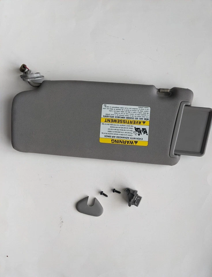 2006-2014 Subaru B9 Tribeca Sun Visor Passenger Side Sunvisor Lighted Gray OEM - Image 4 of 4