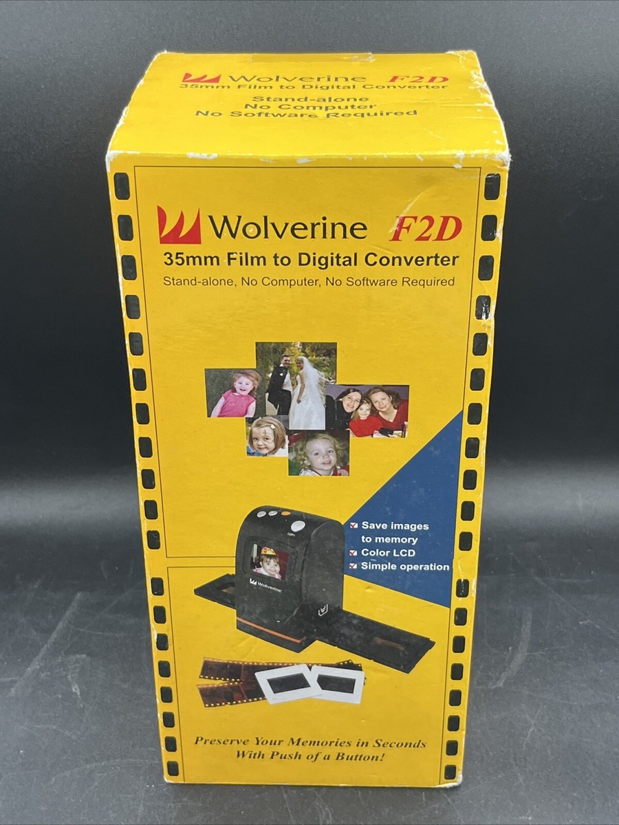 Wolverine F2D 35MM Slides & Negatives Film To Digital Image