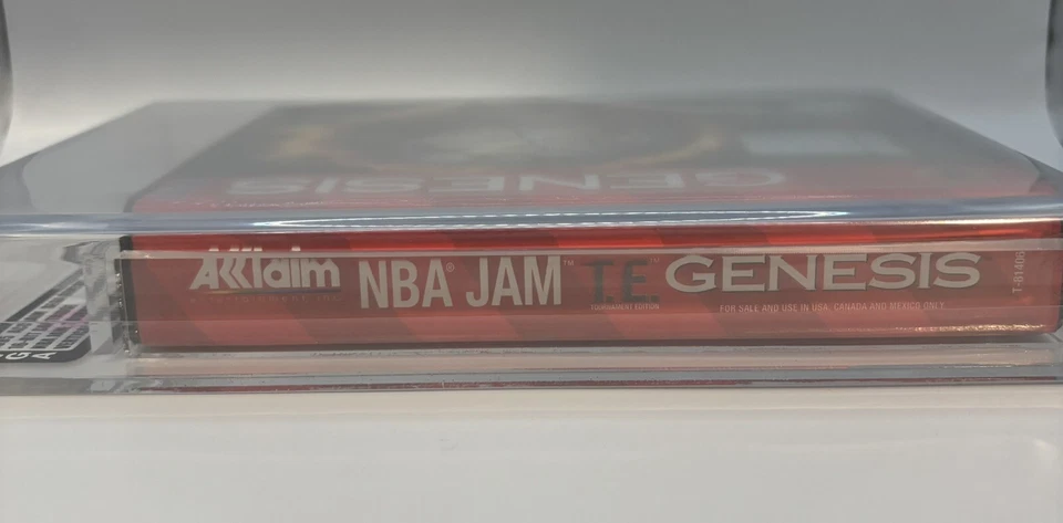 NBA Jam T.E. (Sega, 1995) Brand New and factory Sealed V-Overlap VGA Graded 85+ - Image 4 of 4
